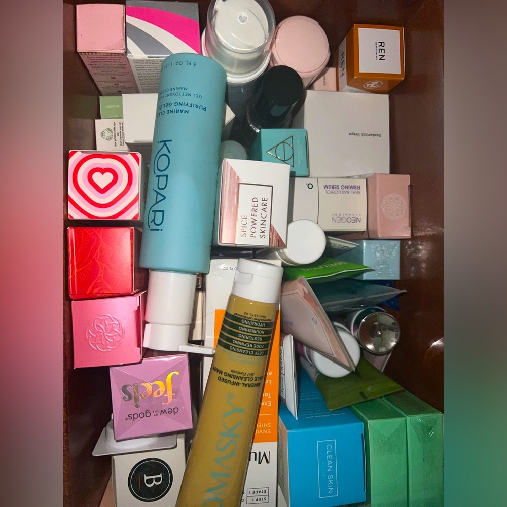 5 piece random skin care product